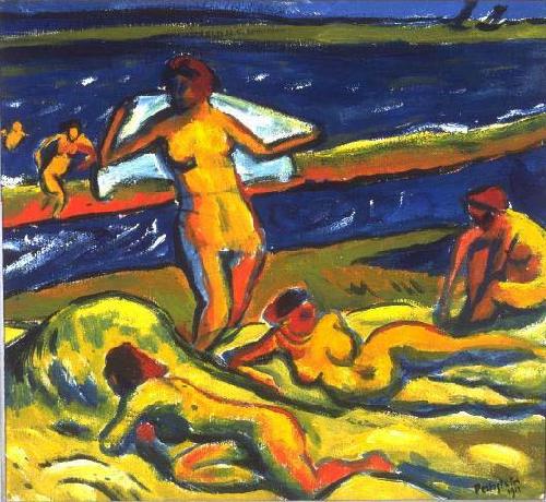 Max Pechstein Bathers